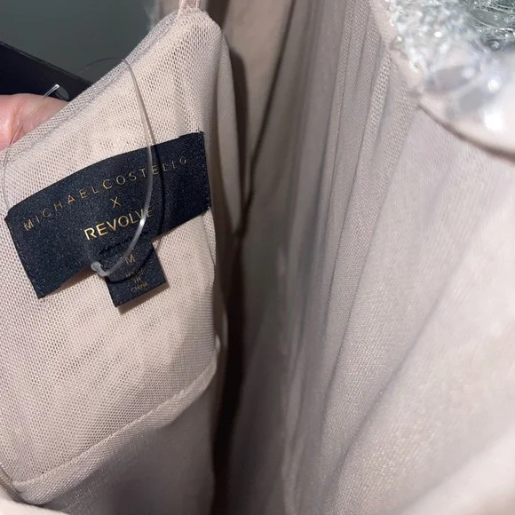 Michael Costello‎ x REVOLVE Marlene Gown in Frost size medium NWT - Picture 7 of 7